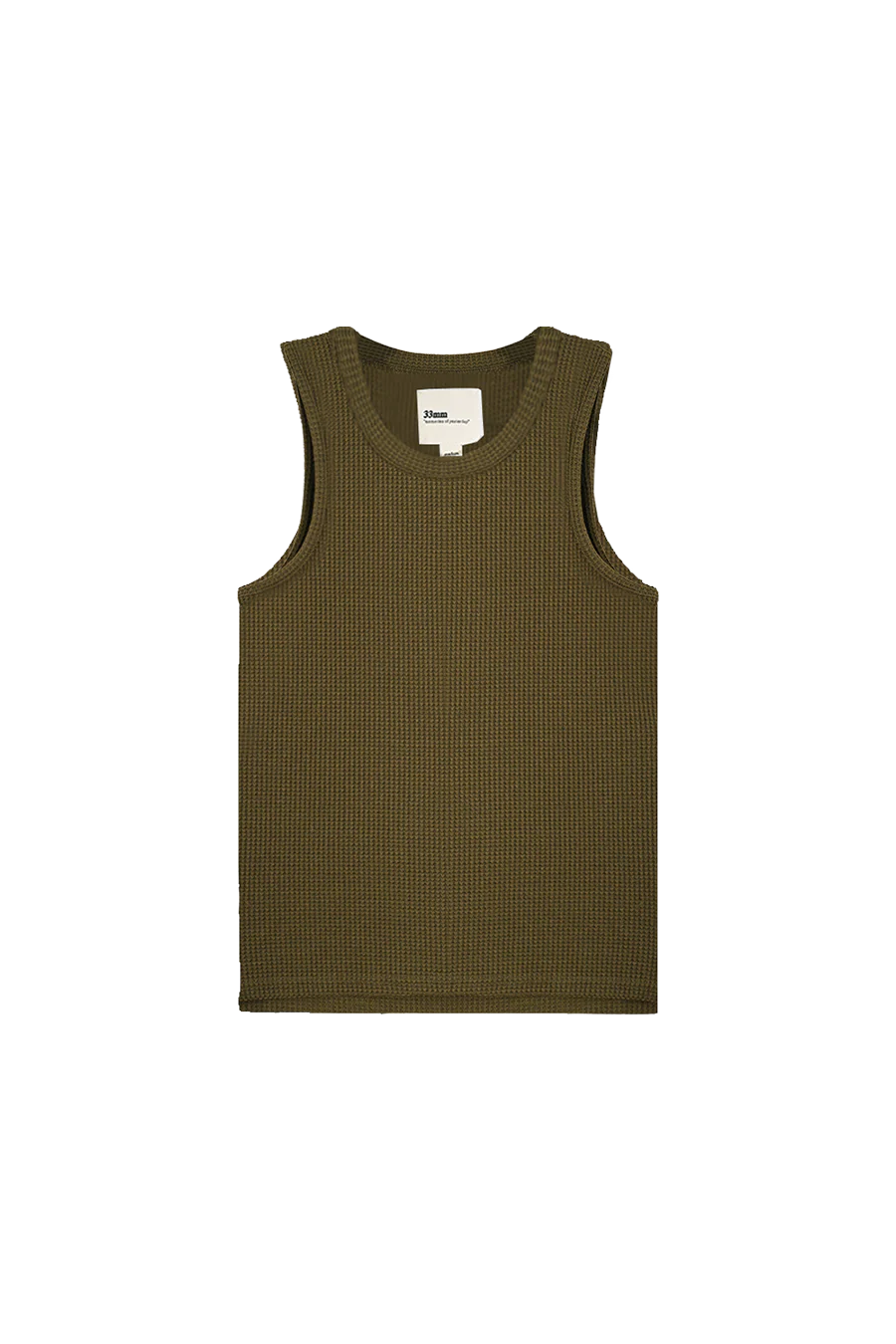 Andersen Waffle Tank, Khaki