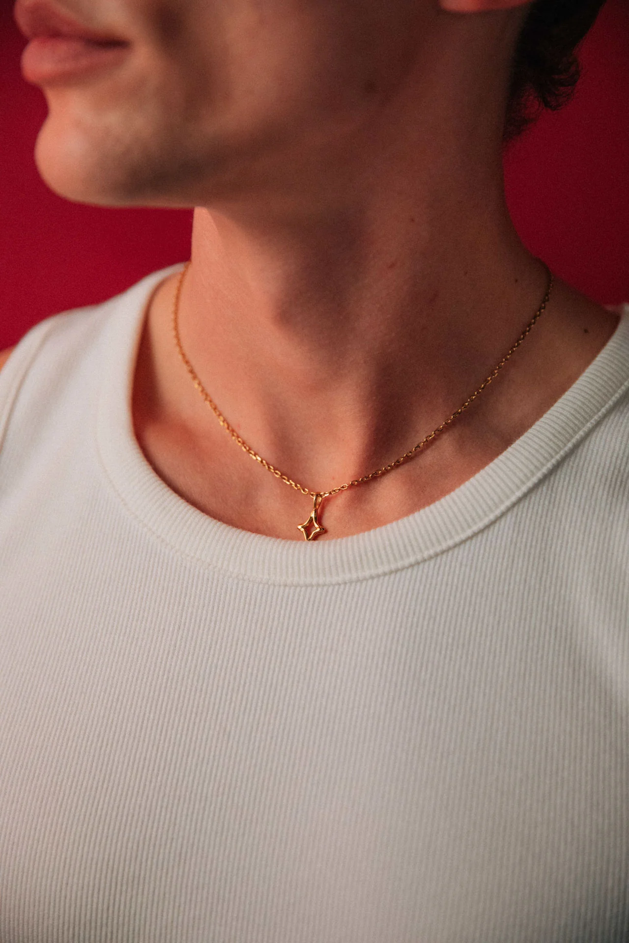 Ansel Necklace, Gold - Image 3