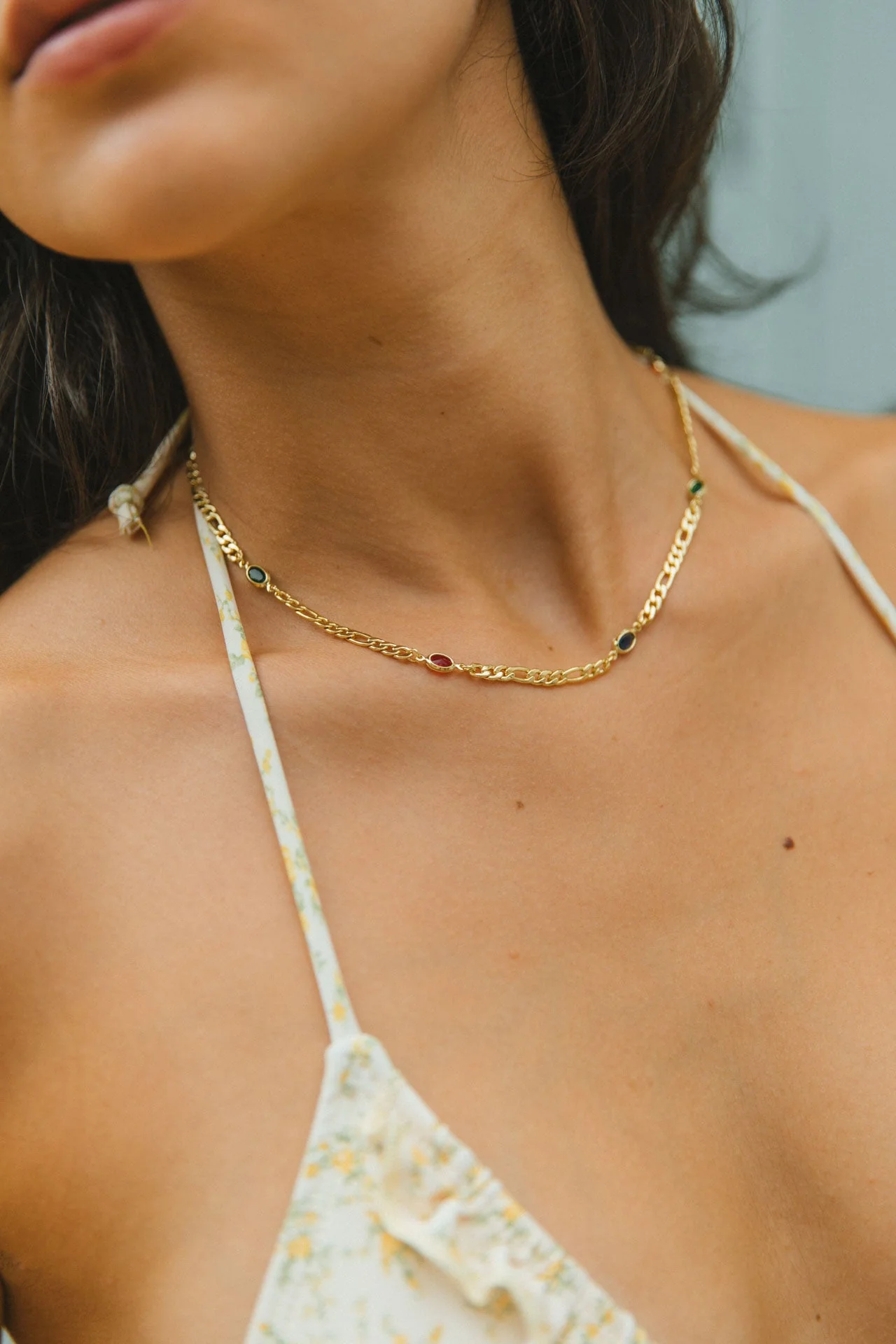 Aubrey Necklace, Gold - Image 4