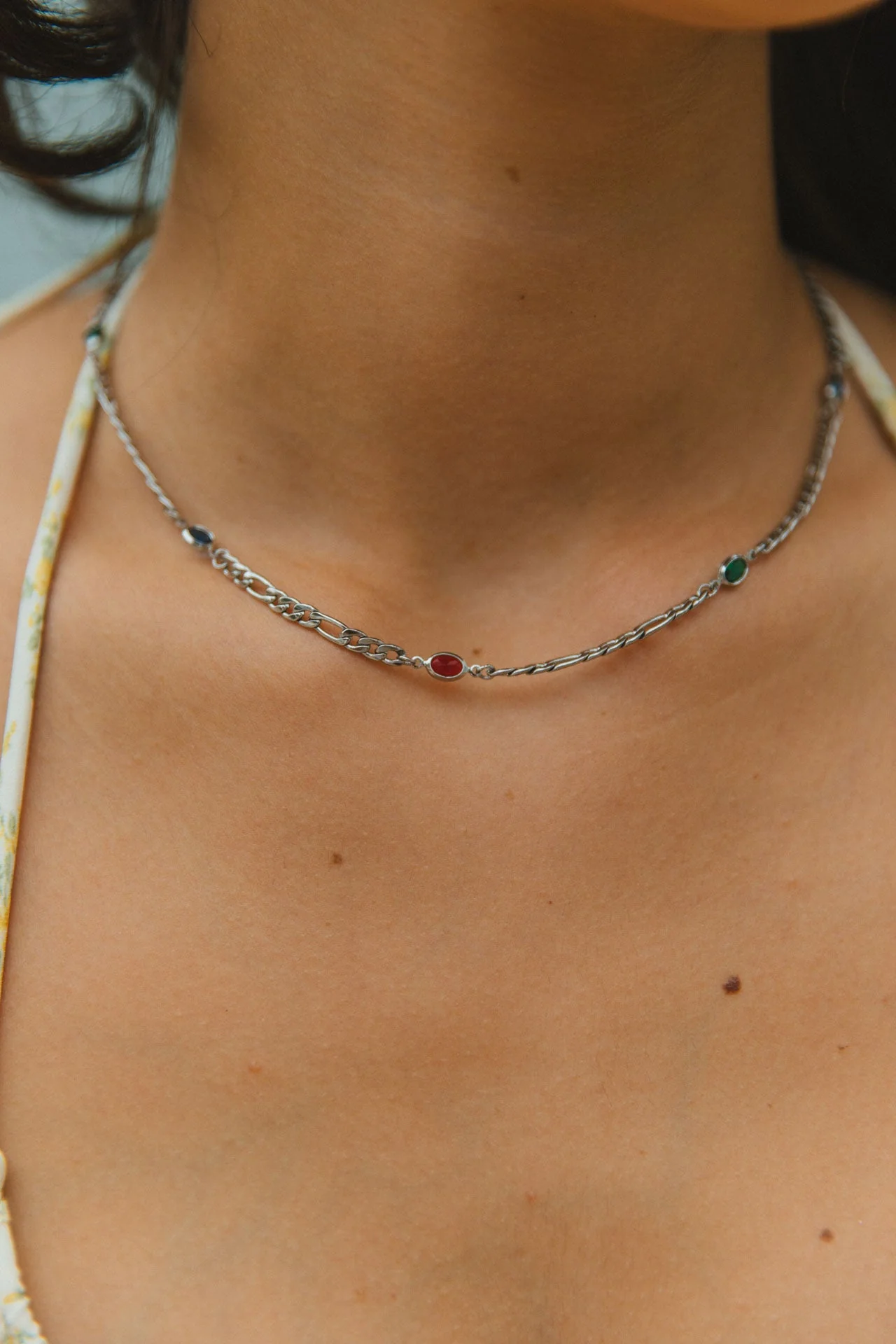 Aubrey Necklace, Silver - Image 3
