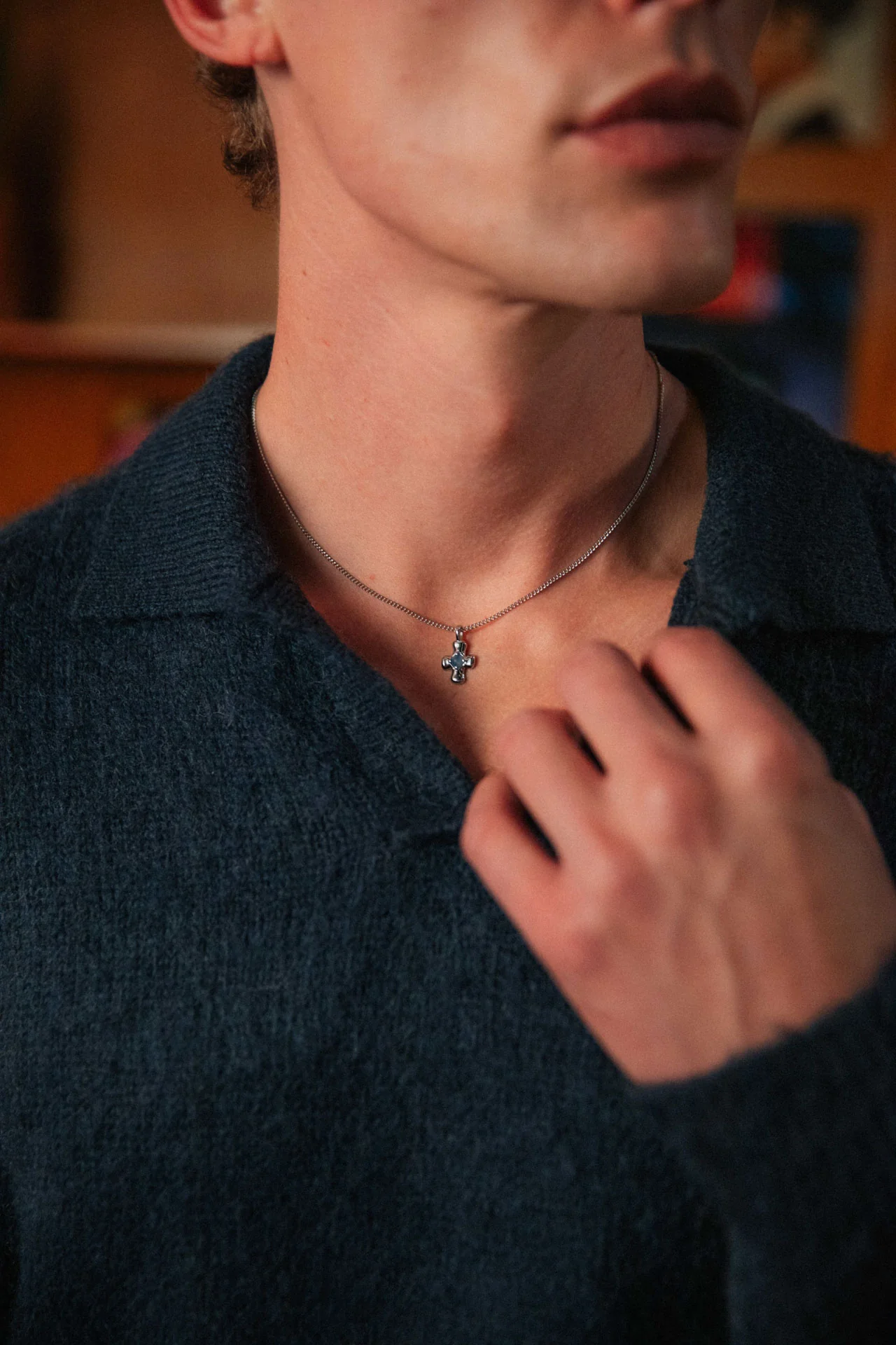 Aziel Necklace, Silver - Image 3