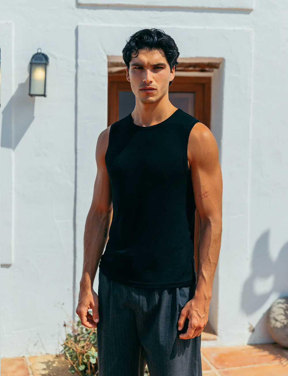 Brad Relaxed Wool Tank - Image 2