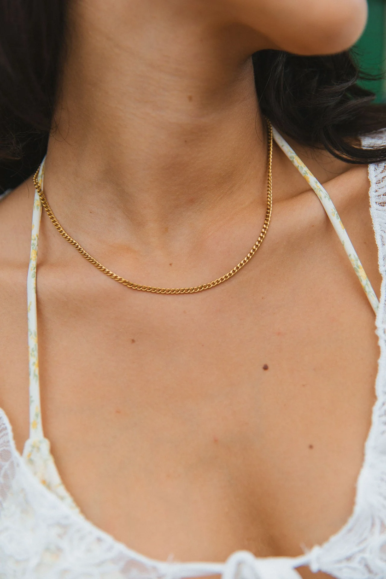Casey Necklace, Gold - Image 3