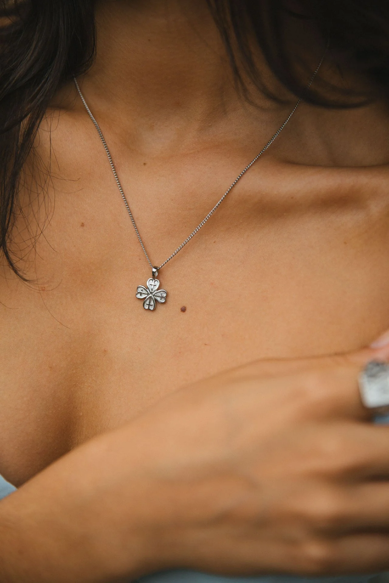 Chance Necklace, Silver - Image 3