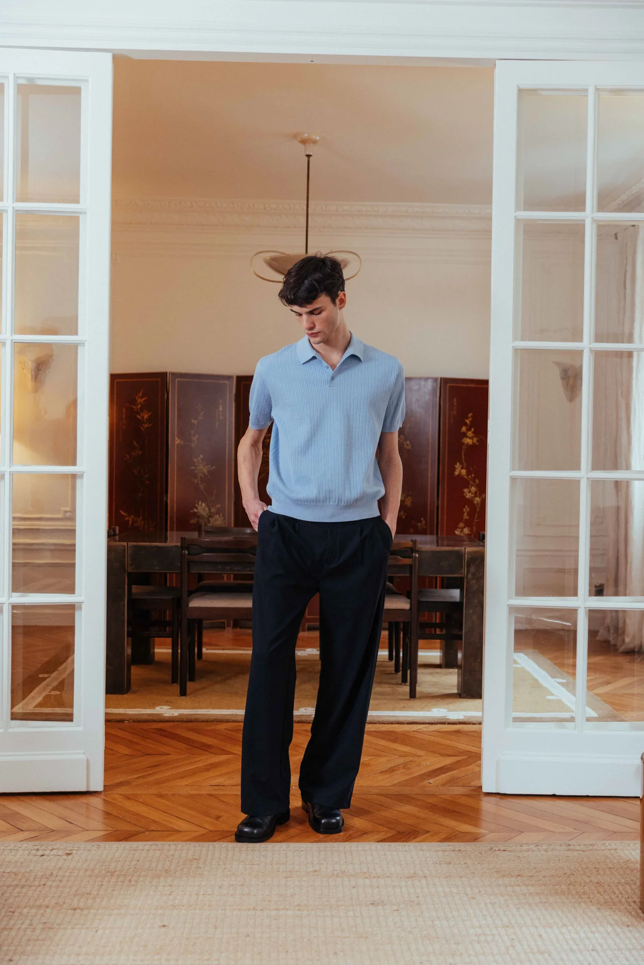 Charlie Ribbed Polo - Image 3