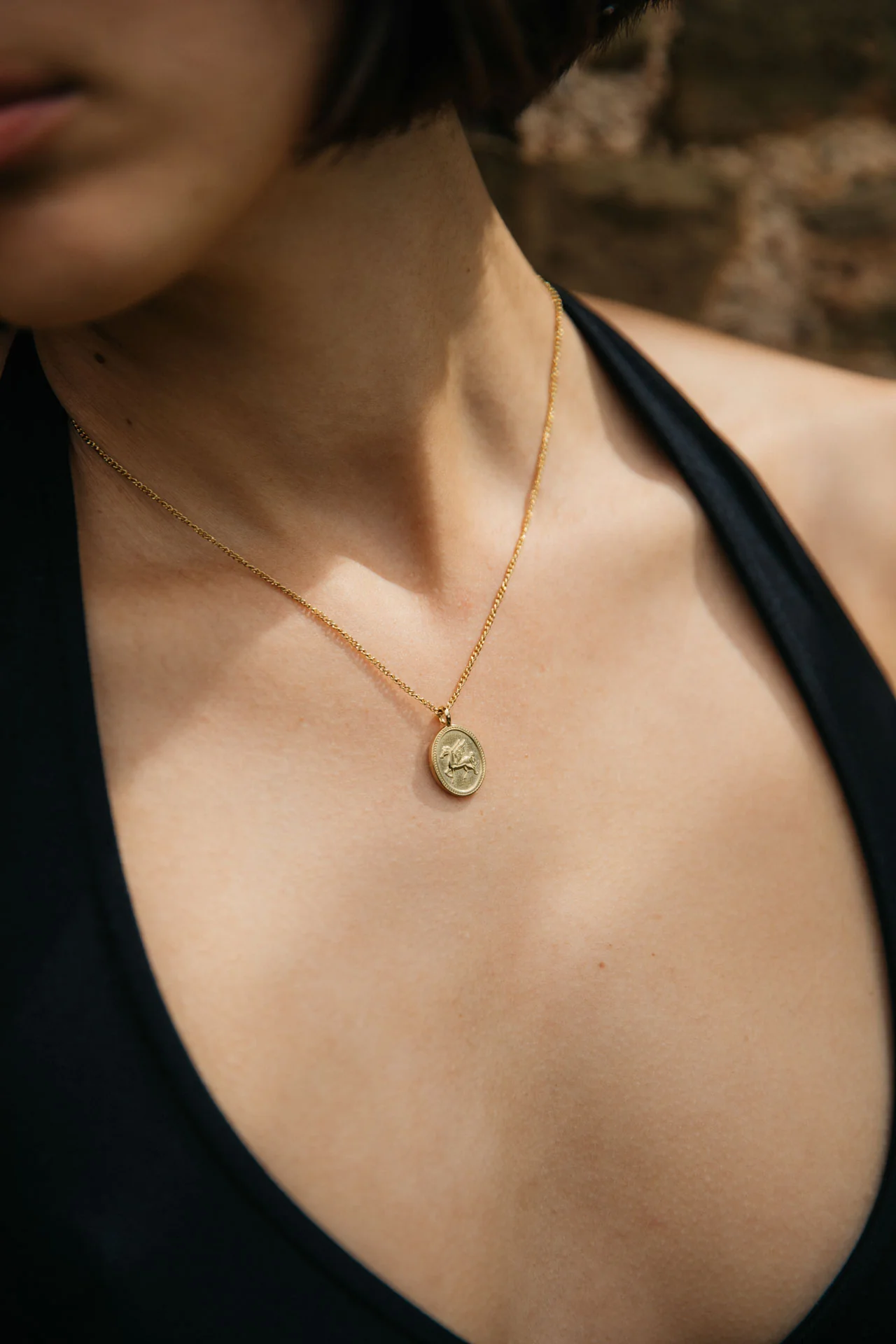Ciel Necklace, Gold - Image 4