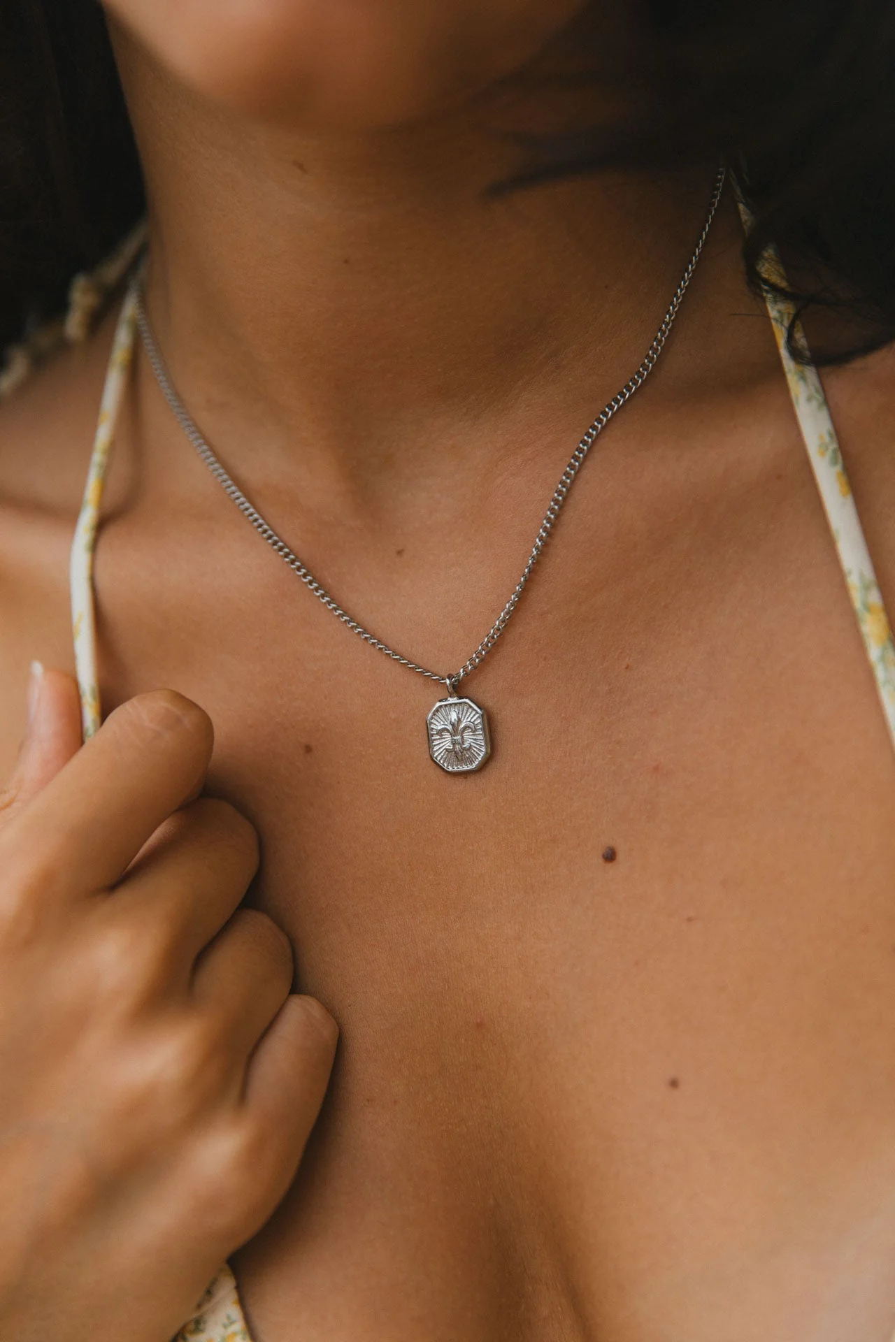 Dante Necklace, Silver - Image 3