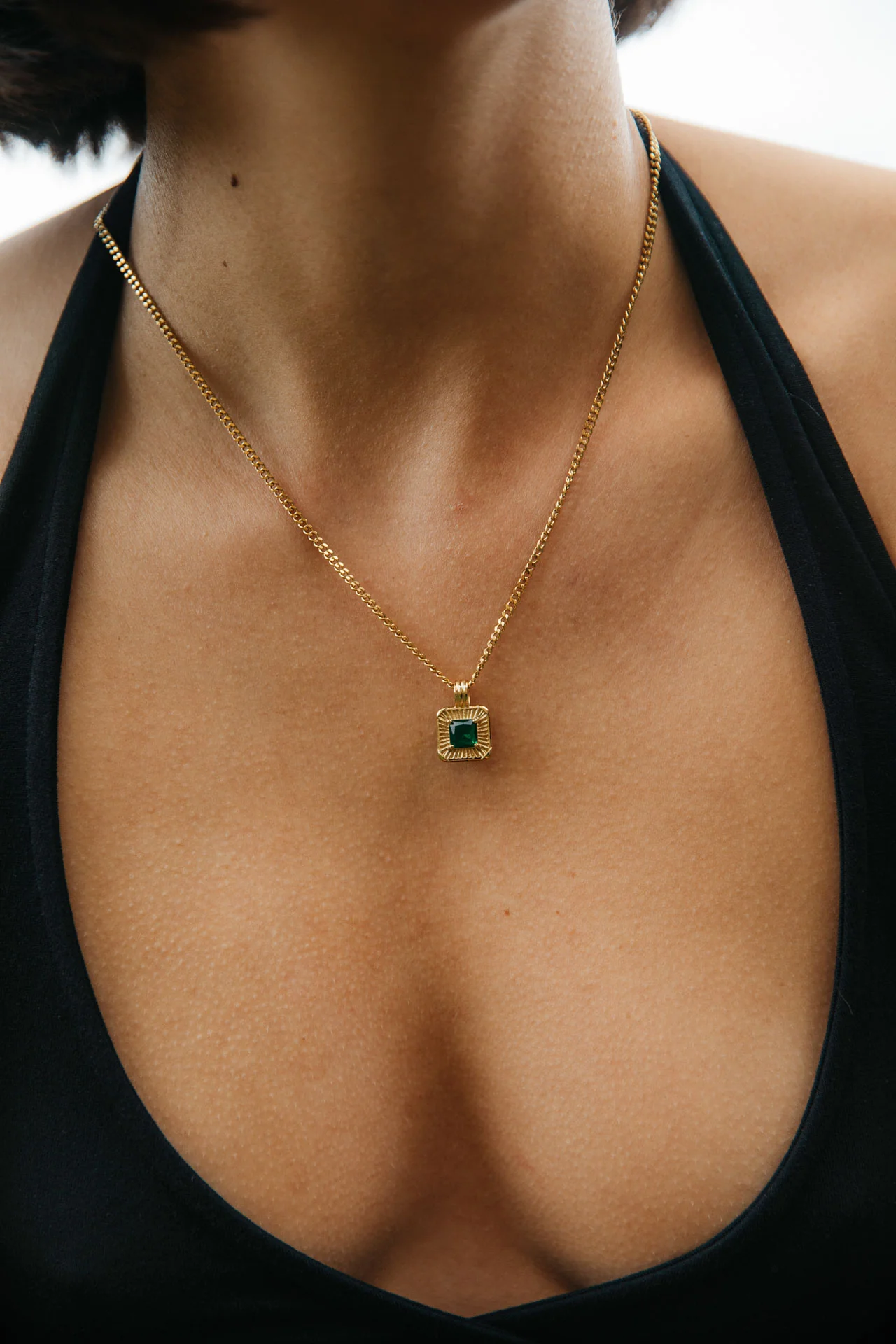 Diaz Necklace, Gold - Image 2