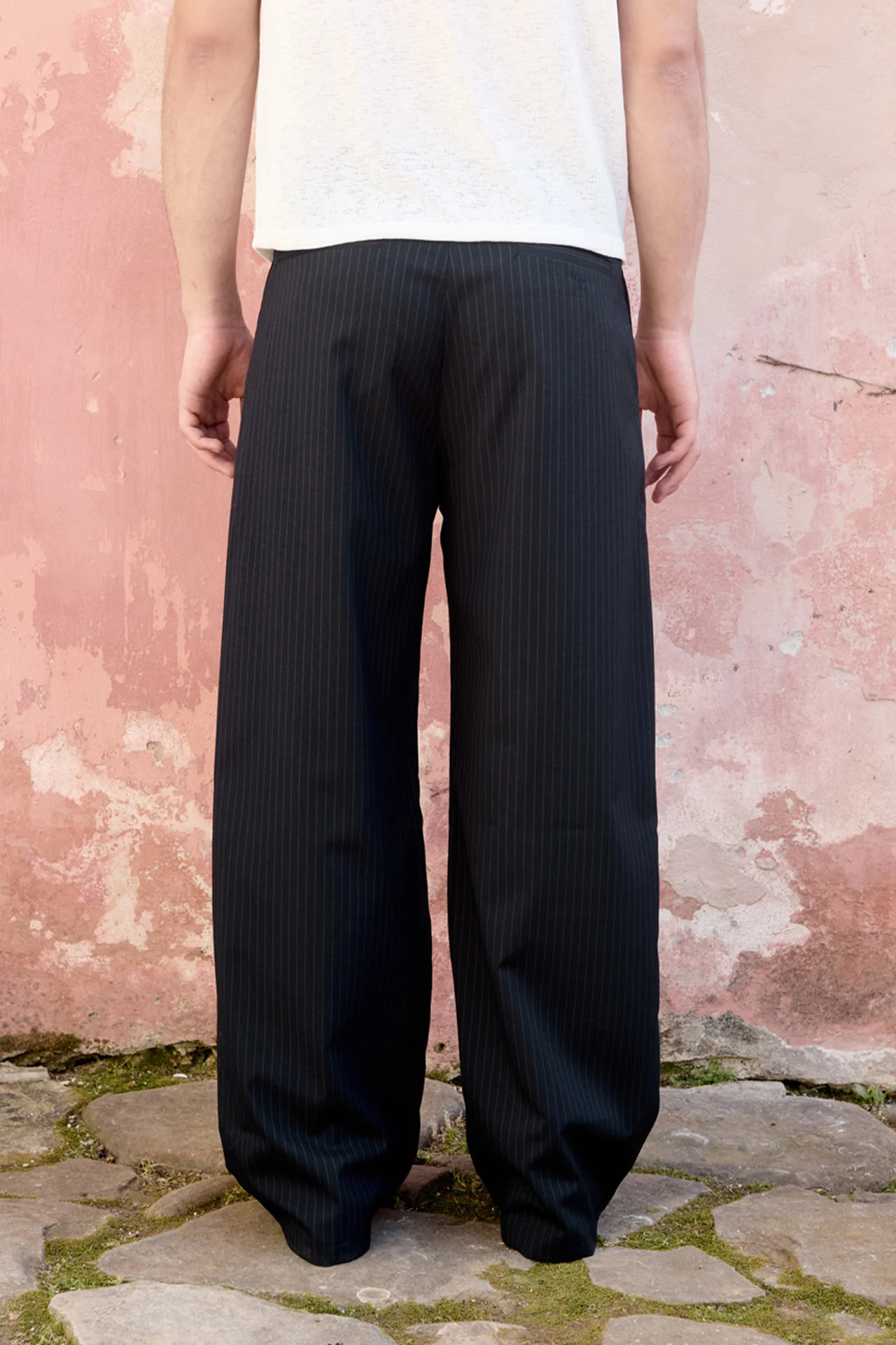 Dylan Trousers, Navy Stripe - Image 6