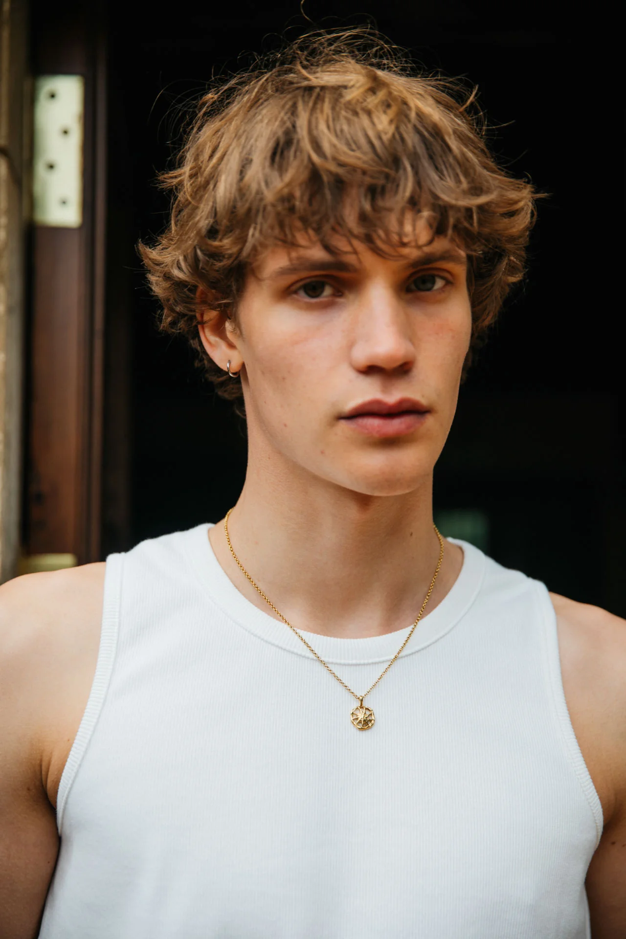 Elios Necklace, Gold - Image 3