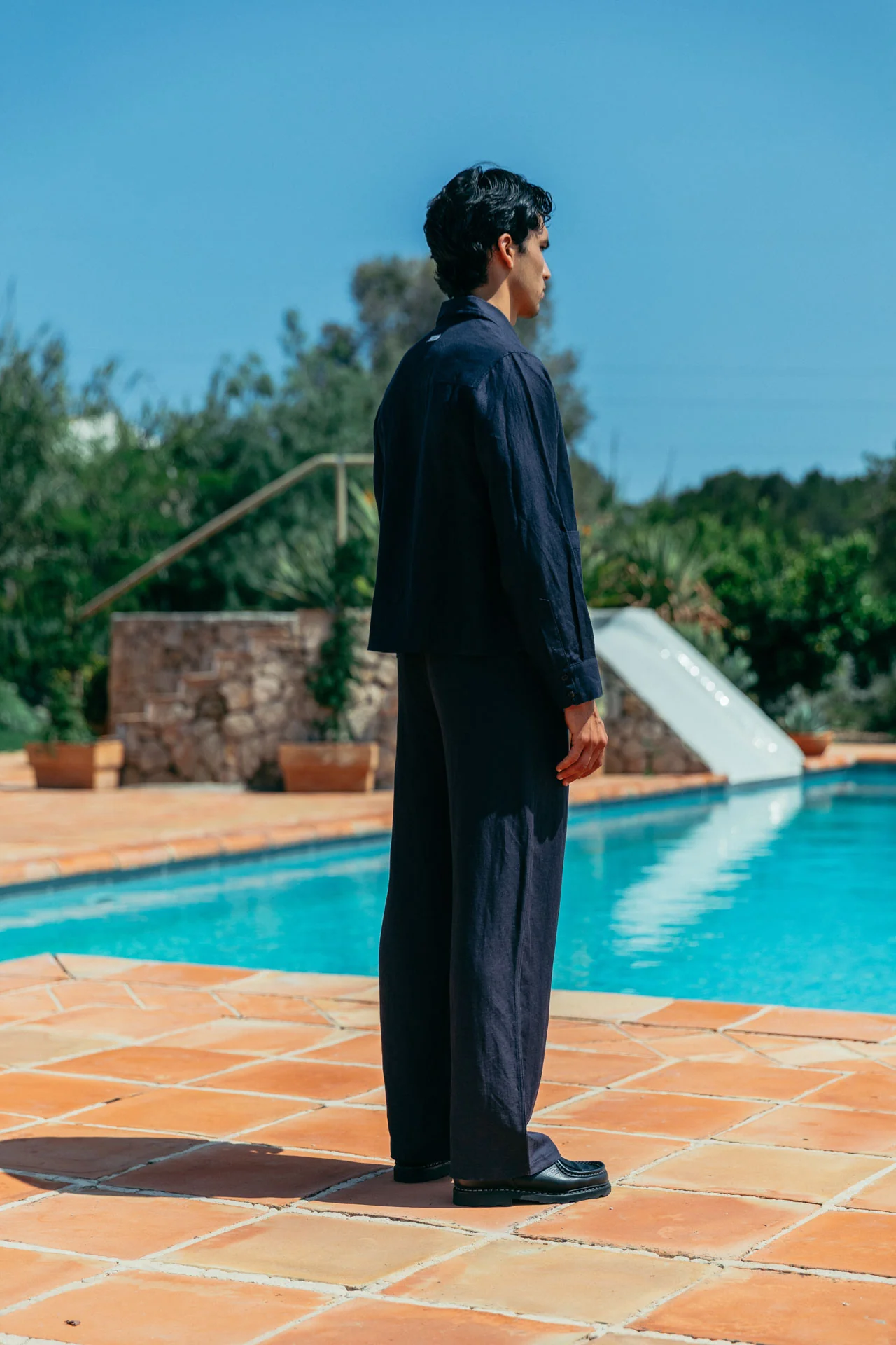 Emile Linen Zip Shirt - Image 5