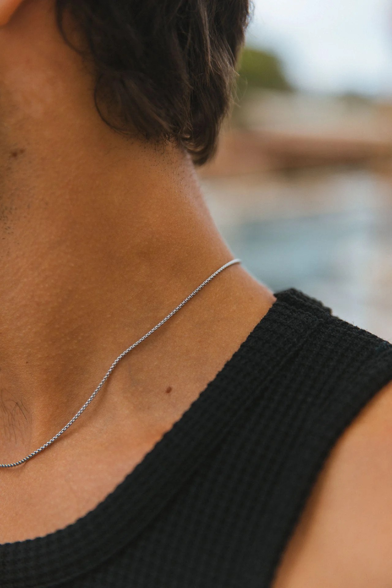 Ethan Necklace, Silver - Image 3