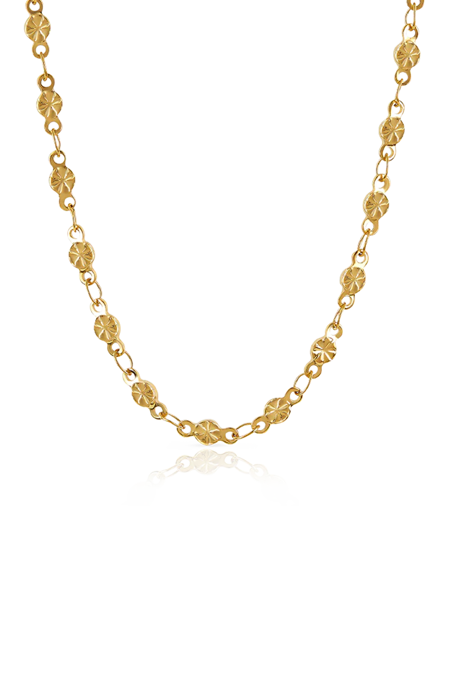 Helio Necklace, Gold