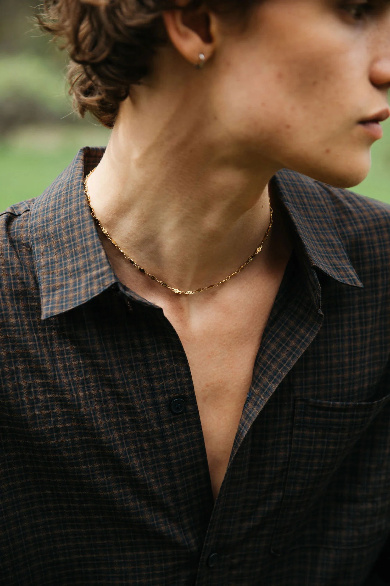 Helio Necklace, Gold - Image 2