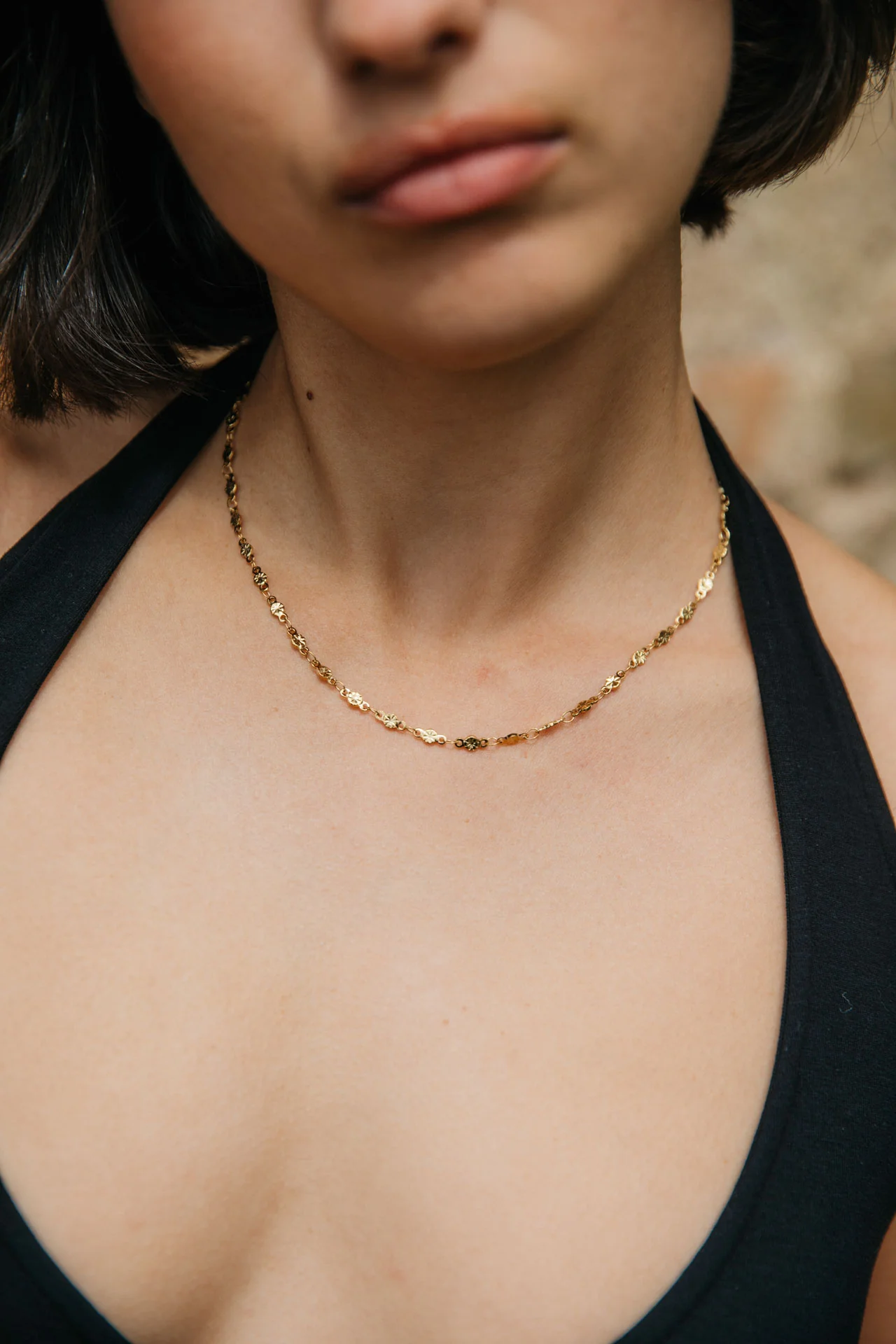 Helio Necklace, Gold - Image 4