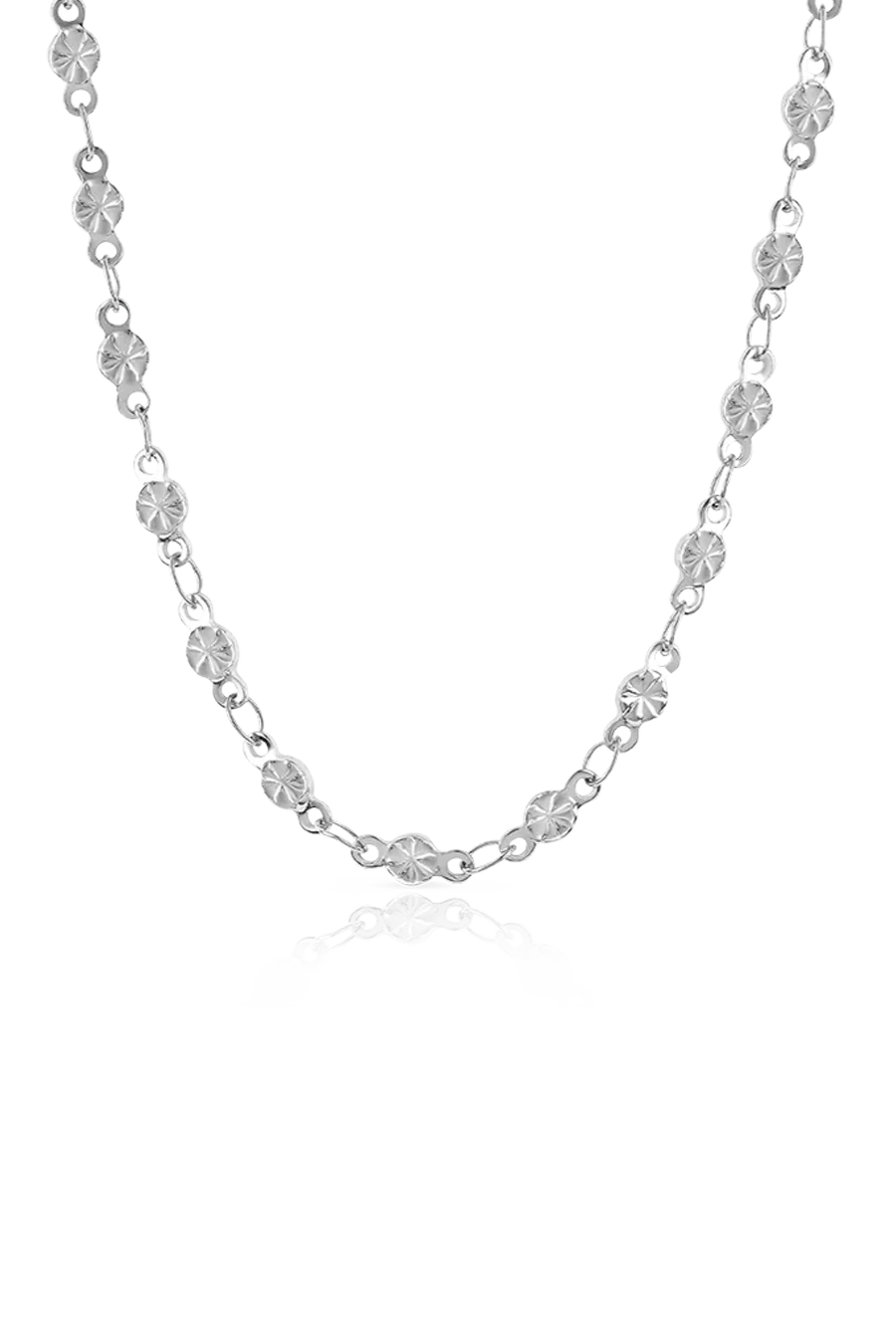 Helio Necklace, Silver