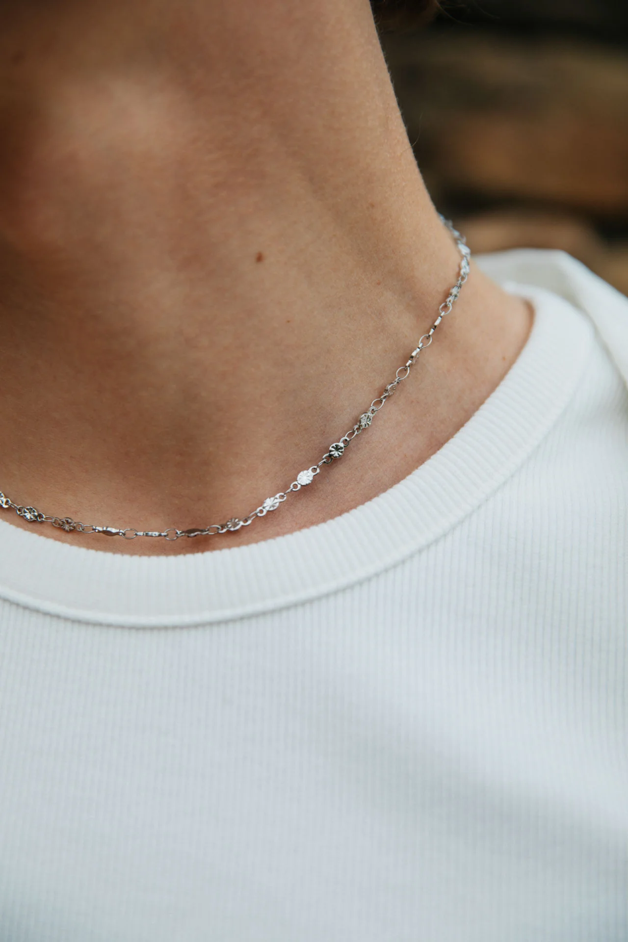Helio Necklace, Silver - Image 3