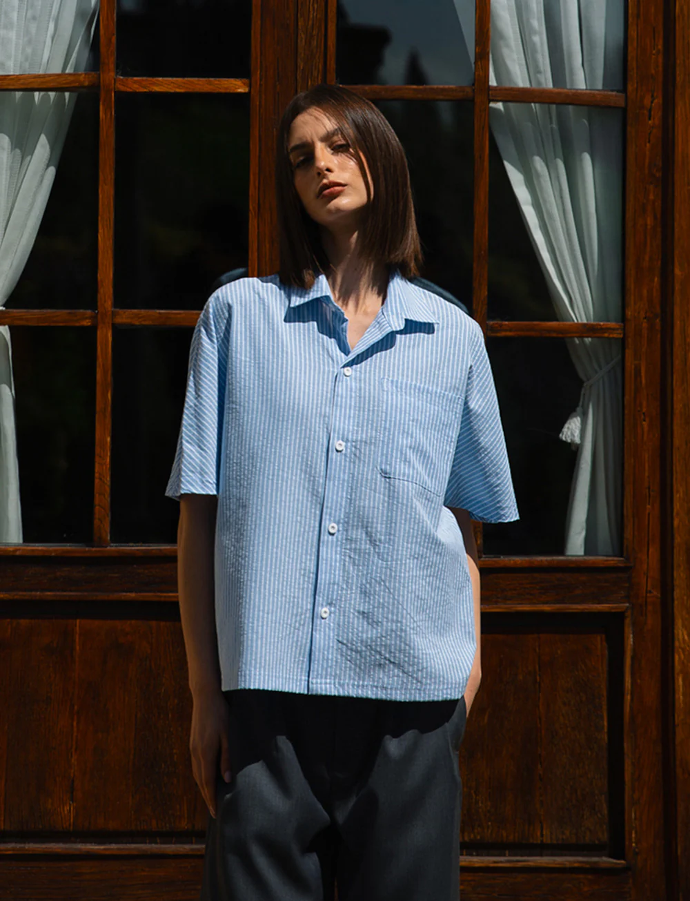 Isaiah Cotton Raglan Shirt - Image 10