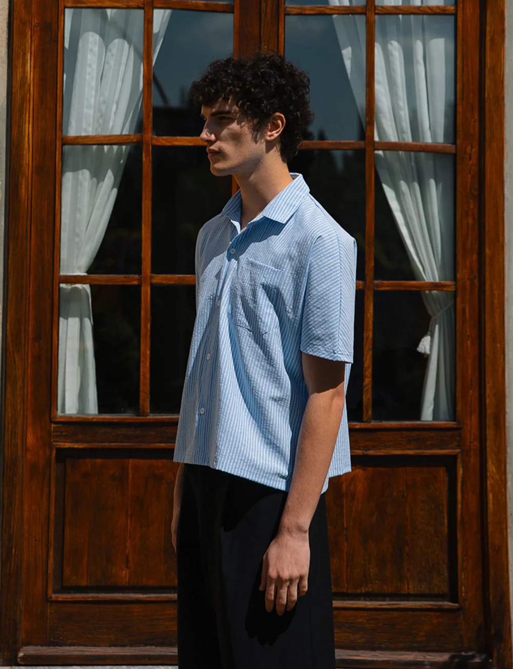 Isaiah Cotton Raglan Shirt - Image 3