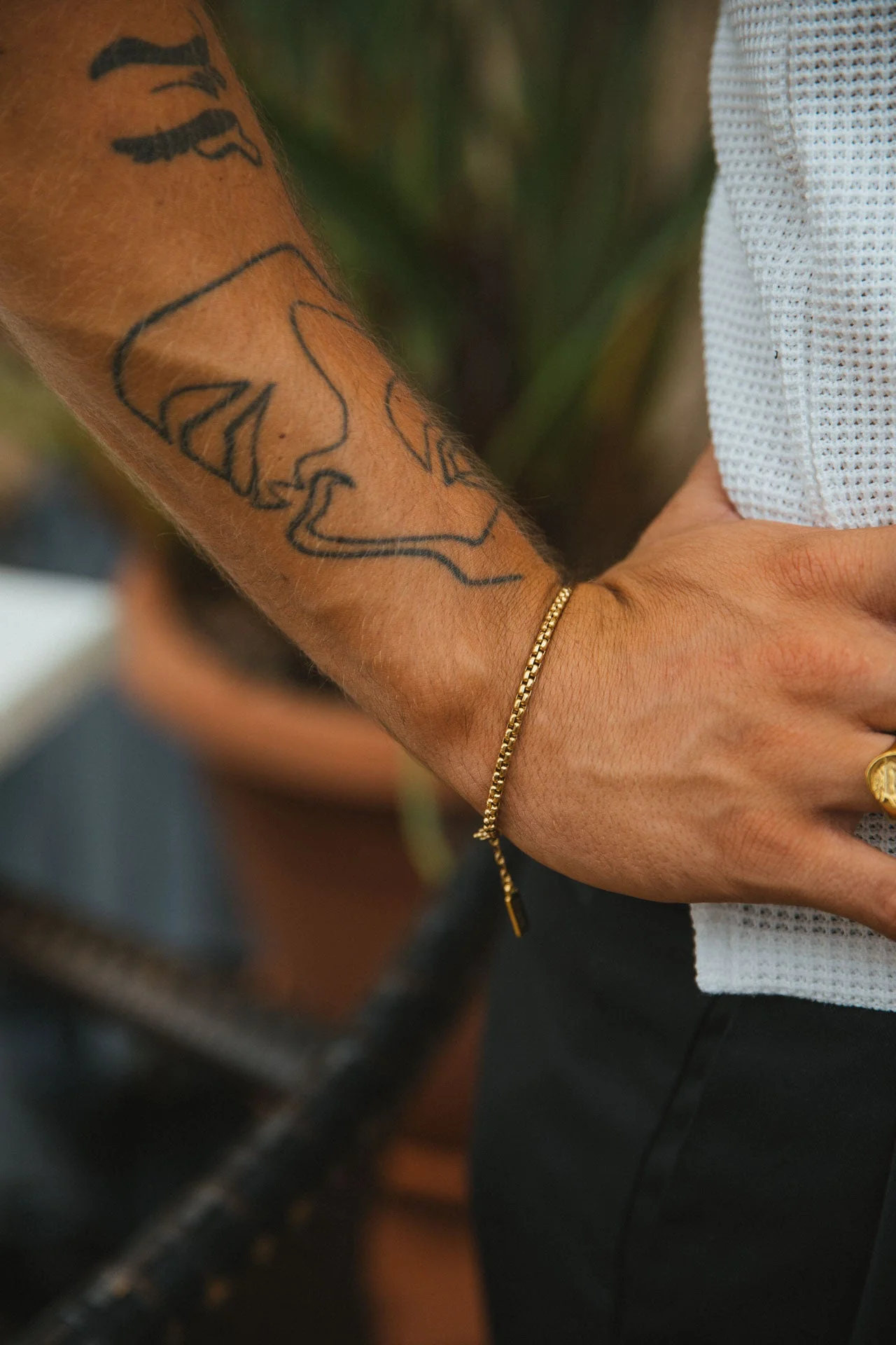 Jaxon Bracelet, Gold - Image 3