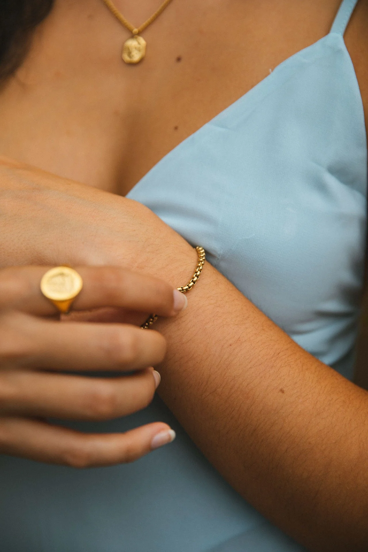 Jaxon Bracelet, Gold - Image 4