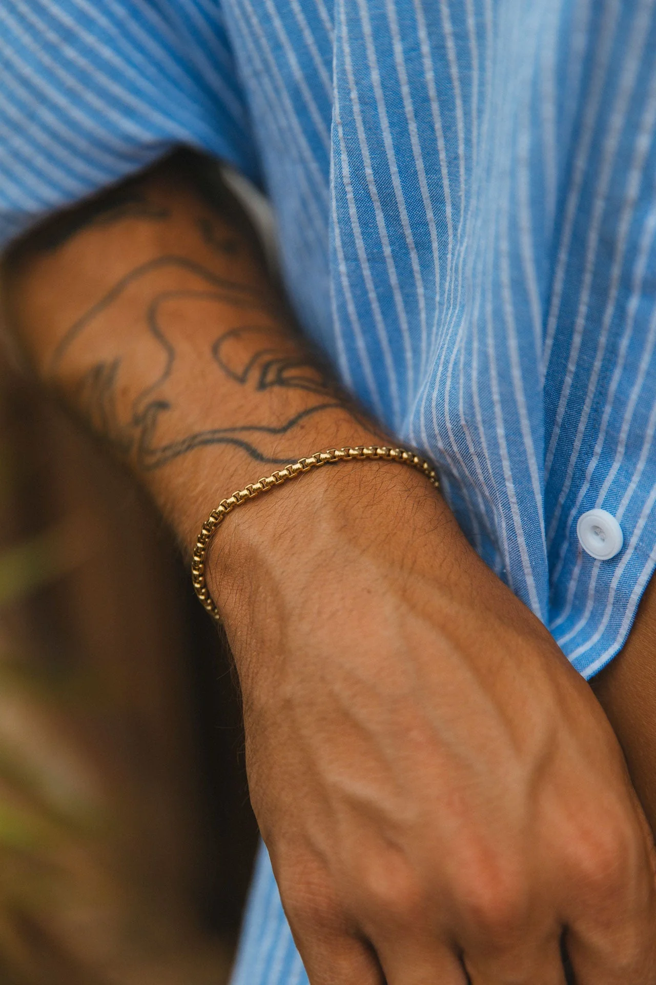 Jaxon Bracelet, Gold - Image 5