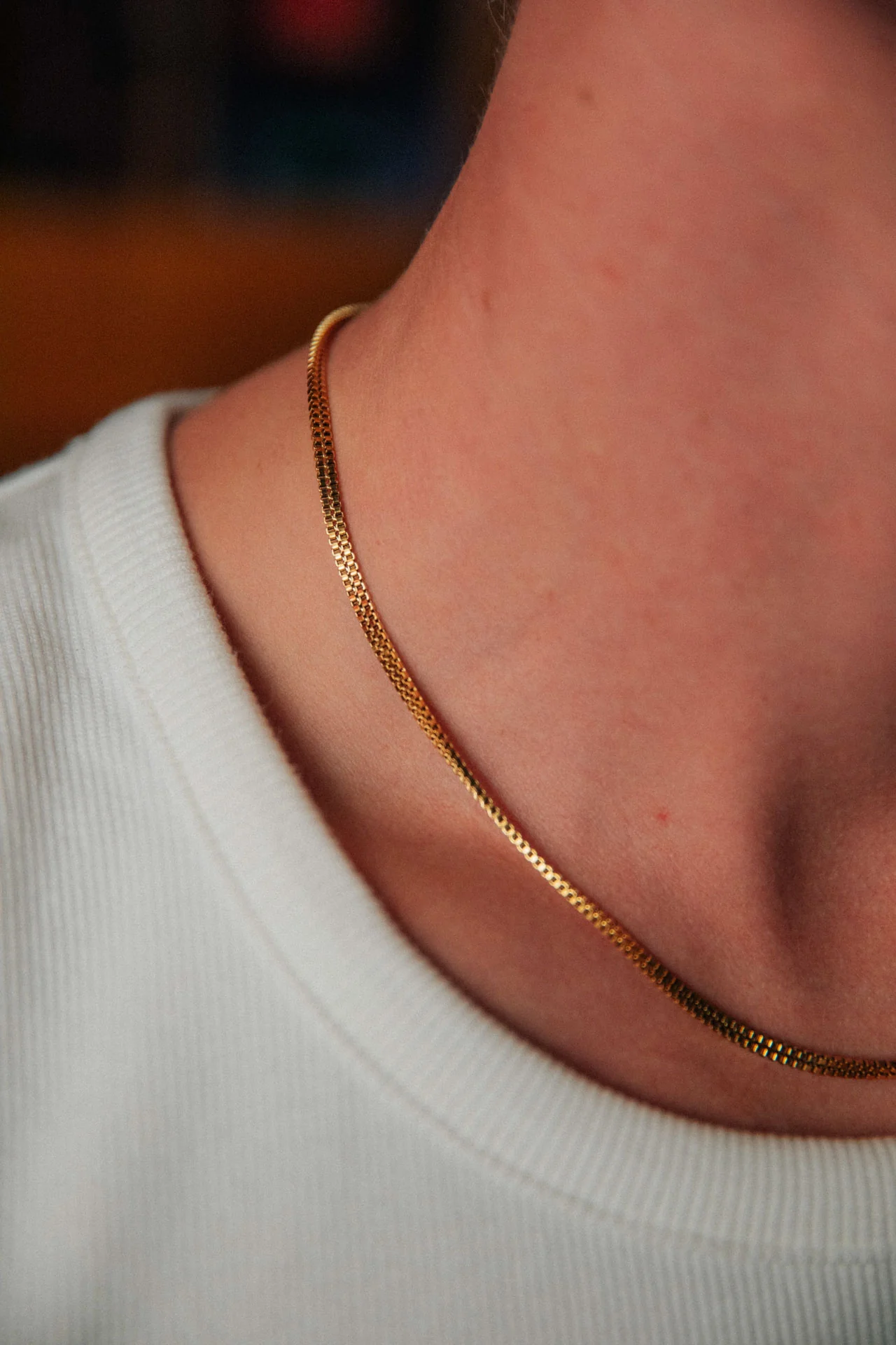 Johnny Necklace, Gold - Image 4