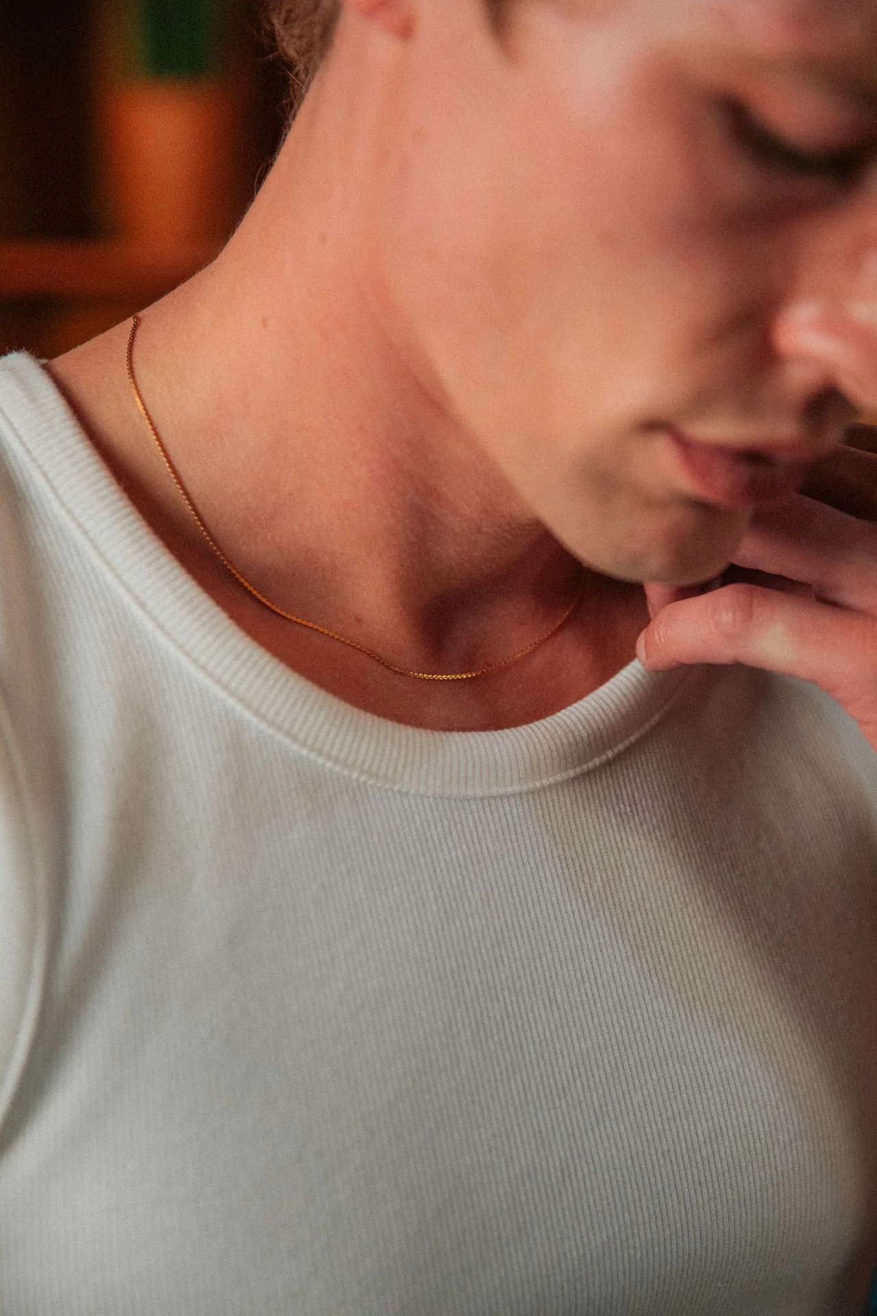 Jude Necklace, Gold - Image 3