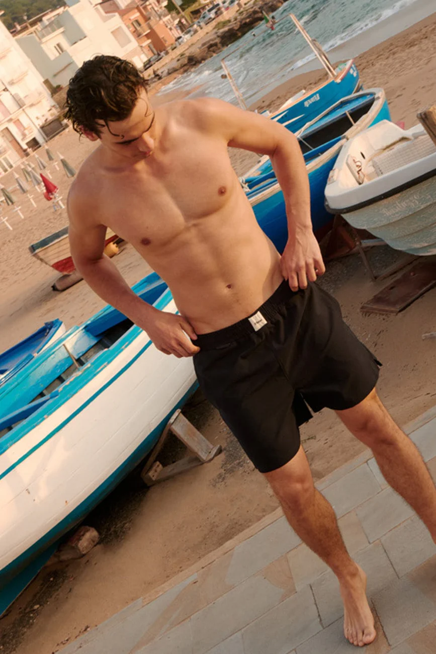 Kai Swim Shorts, Navy Stripe - Image 5