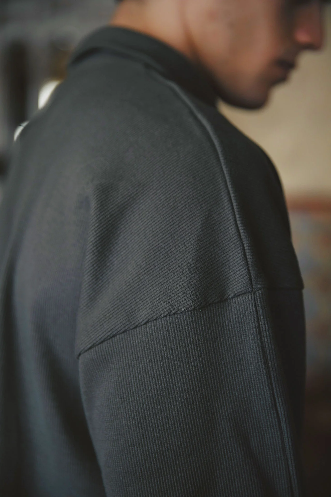 Mateo Cotton Polo, Khaki - Image 8