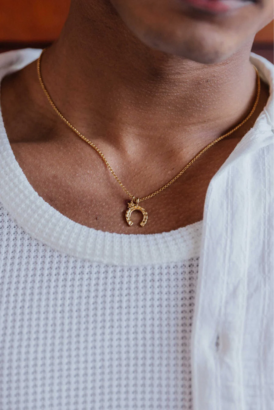 Medgar Necklace, Gold - Image 2