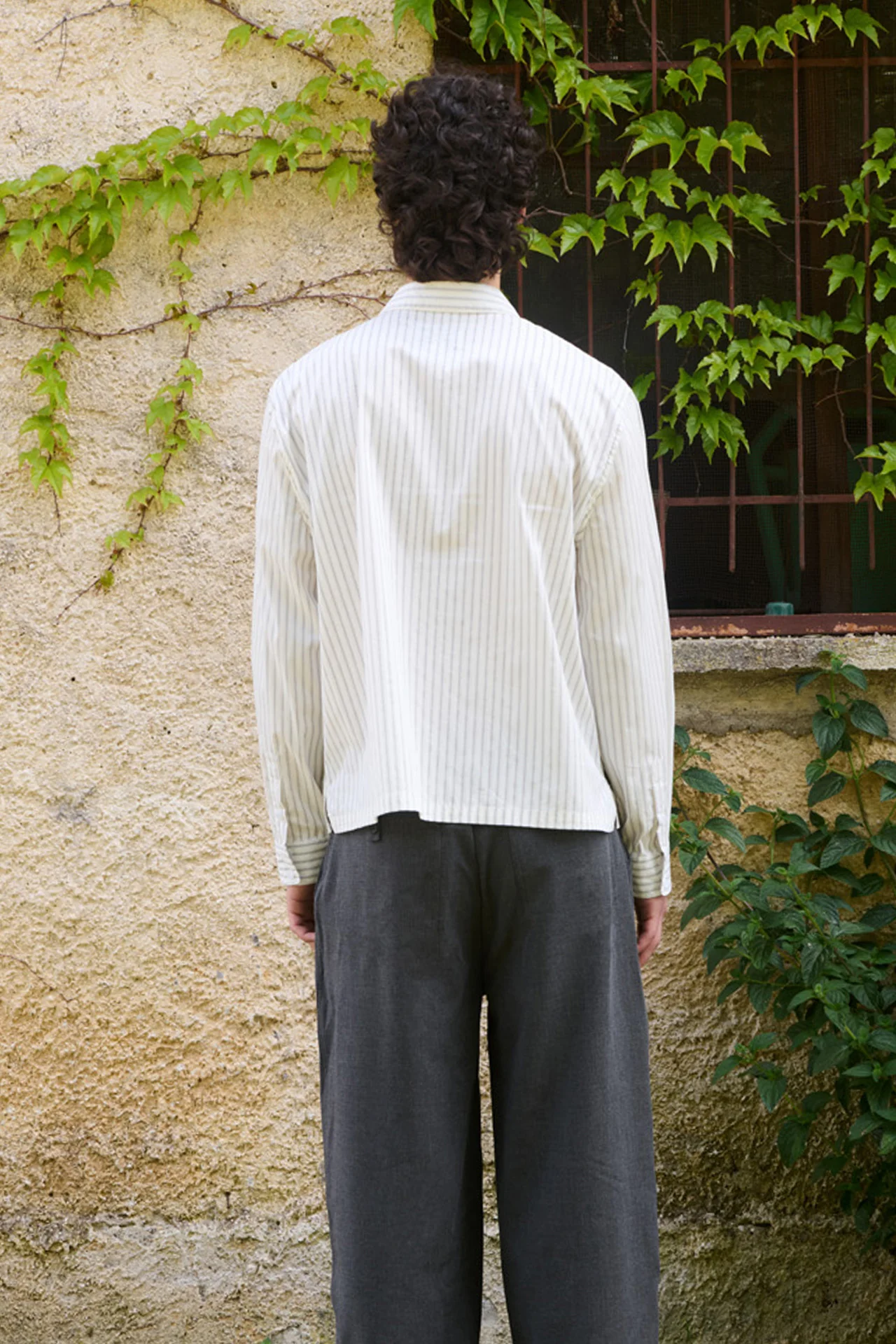 Nika Shirt, White Stripe - Image 6