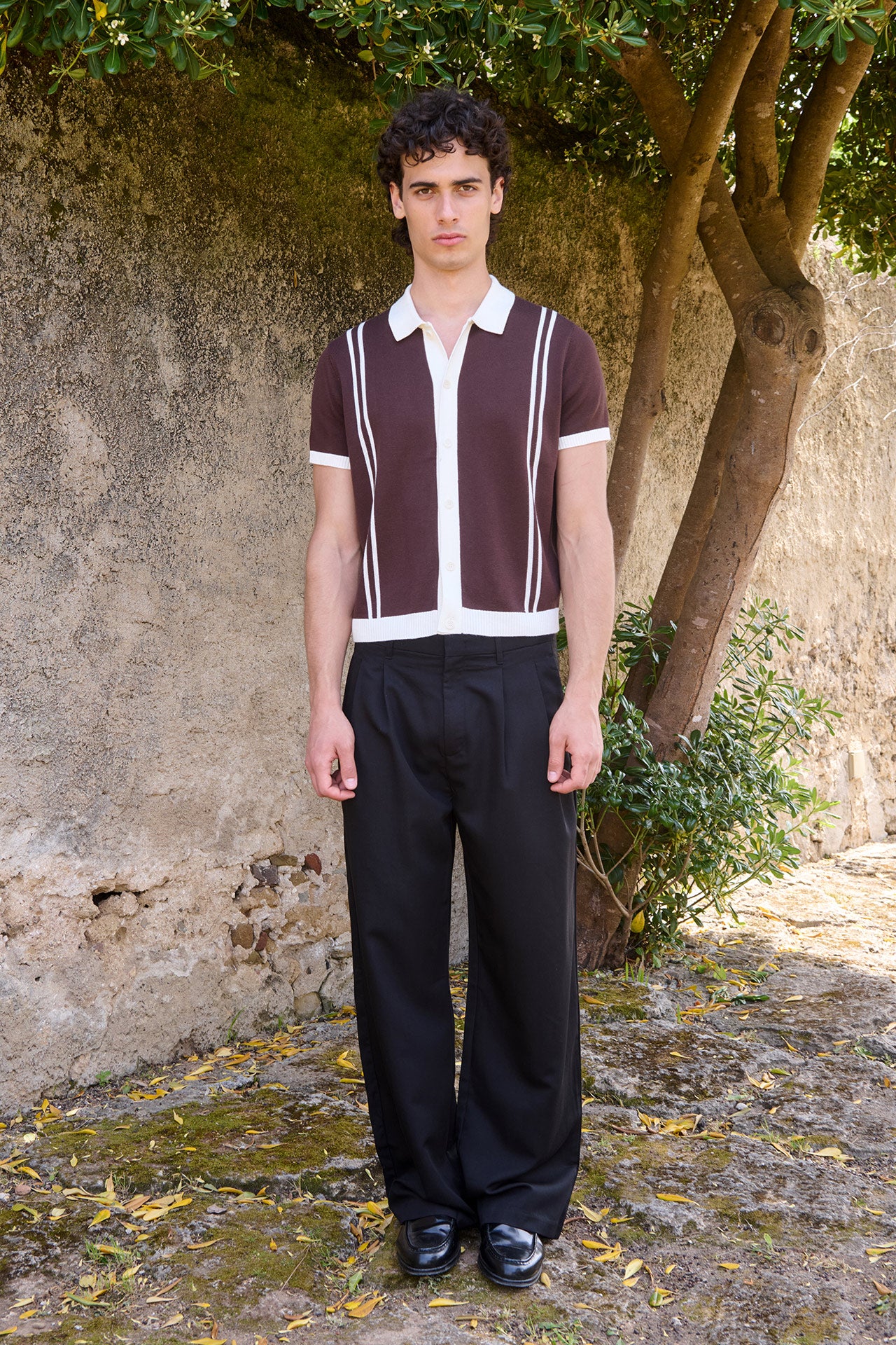 Ripley Knit Shirt, Brown - Image 4