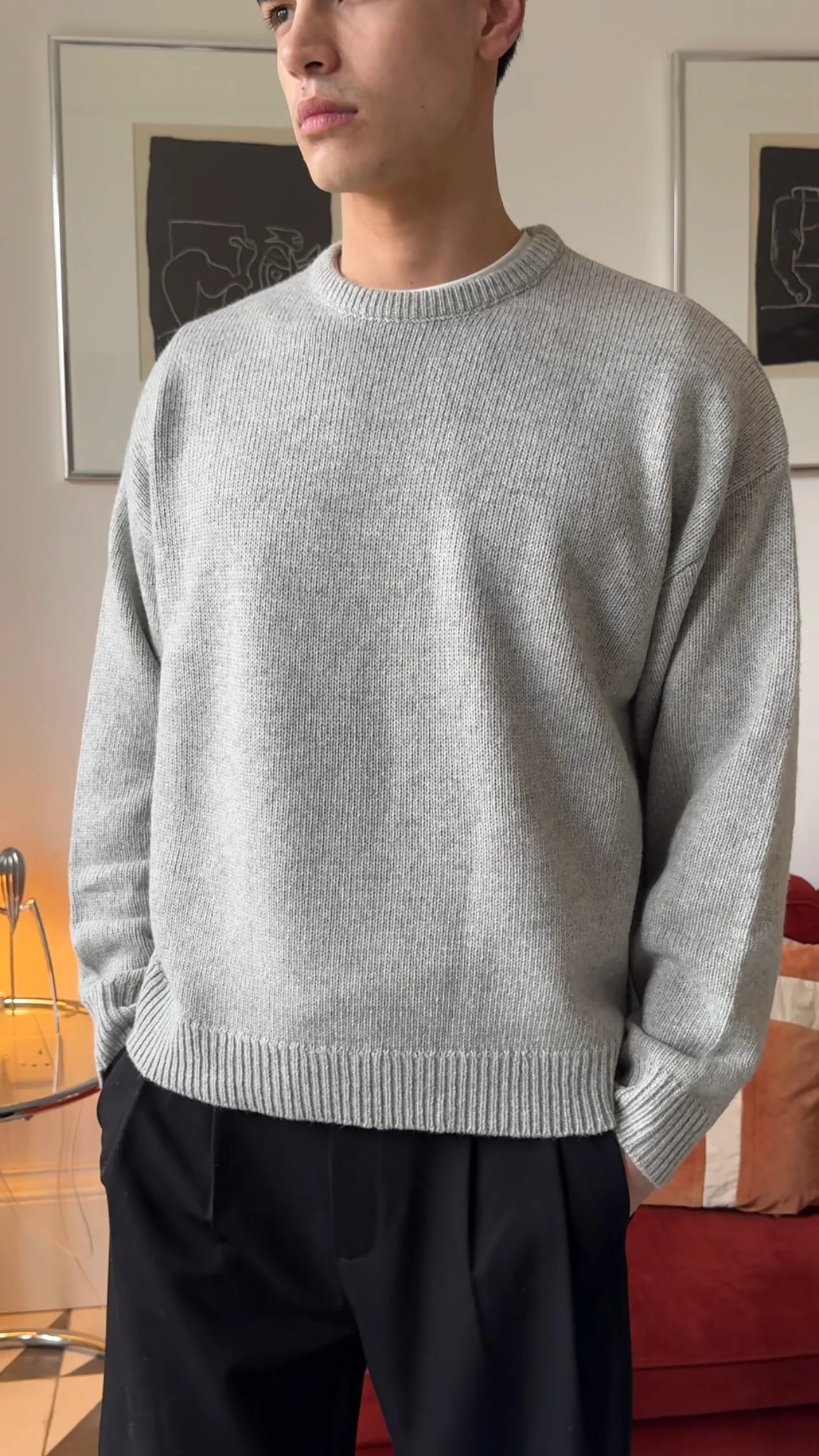Royce Jumper, Light Grey - Image 3