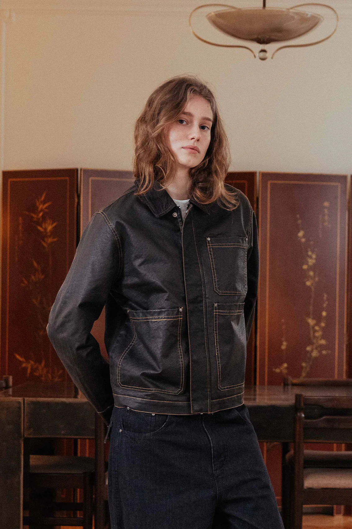 Sage Waxed Jacket - Image 2