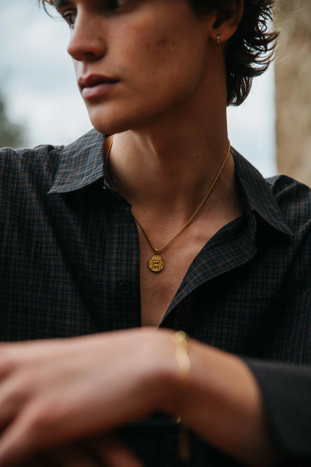 Saint Necklace, Gold - Image 4