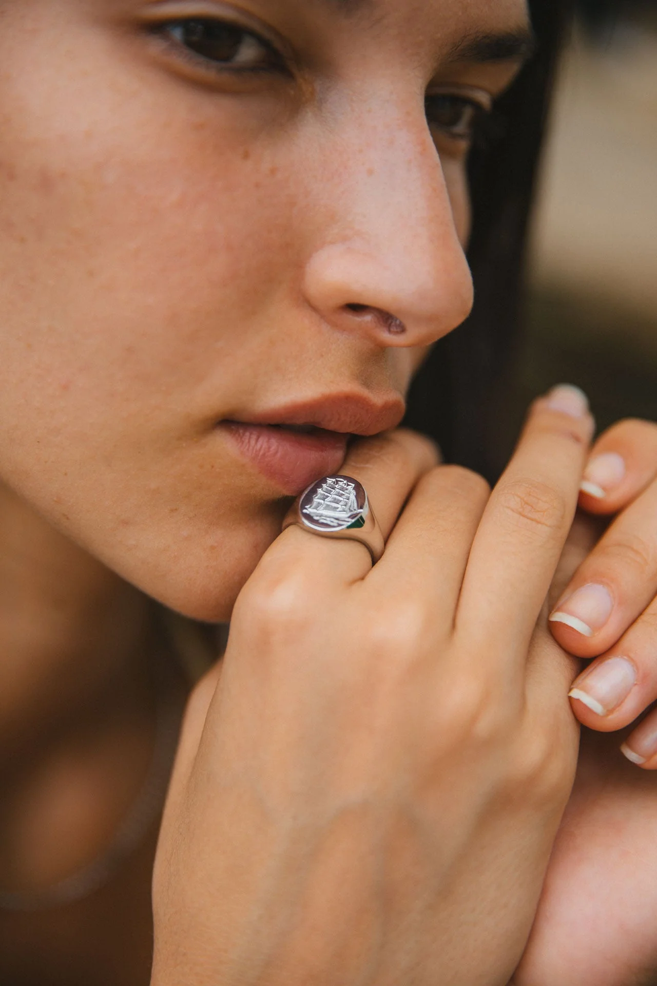 Zale Ring, Silver - Image 3