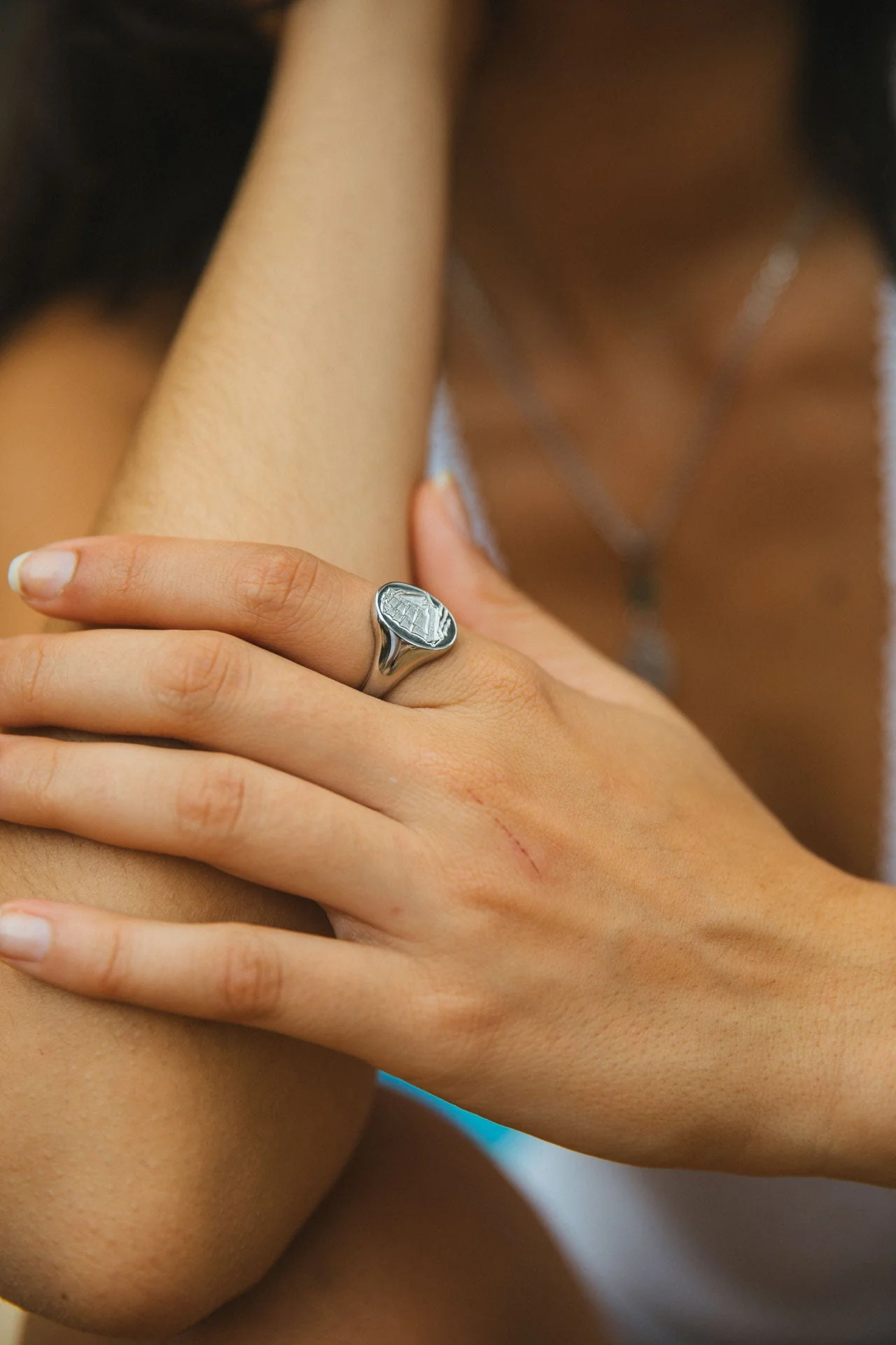 Zale Ring, Silver - Image 4